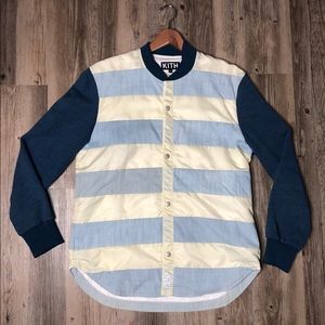 KITH Classic Cortland Denim Snap Up Shirt - Size M